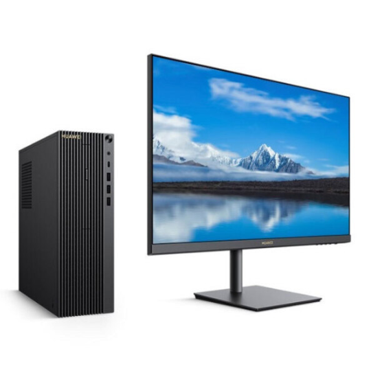 華為/Huawei Mate Station B520 臺式計算機  酷睿I3 10100 8G內(nèi)存 256固態(tài) 23.8寸顯示器